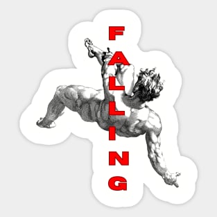 Falling Sticker